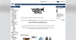 Desktop Screenshot of gerrylopezmusic.com